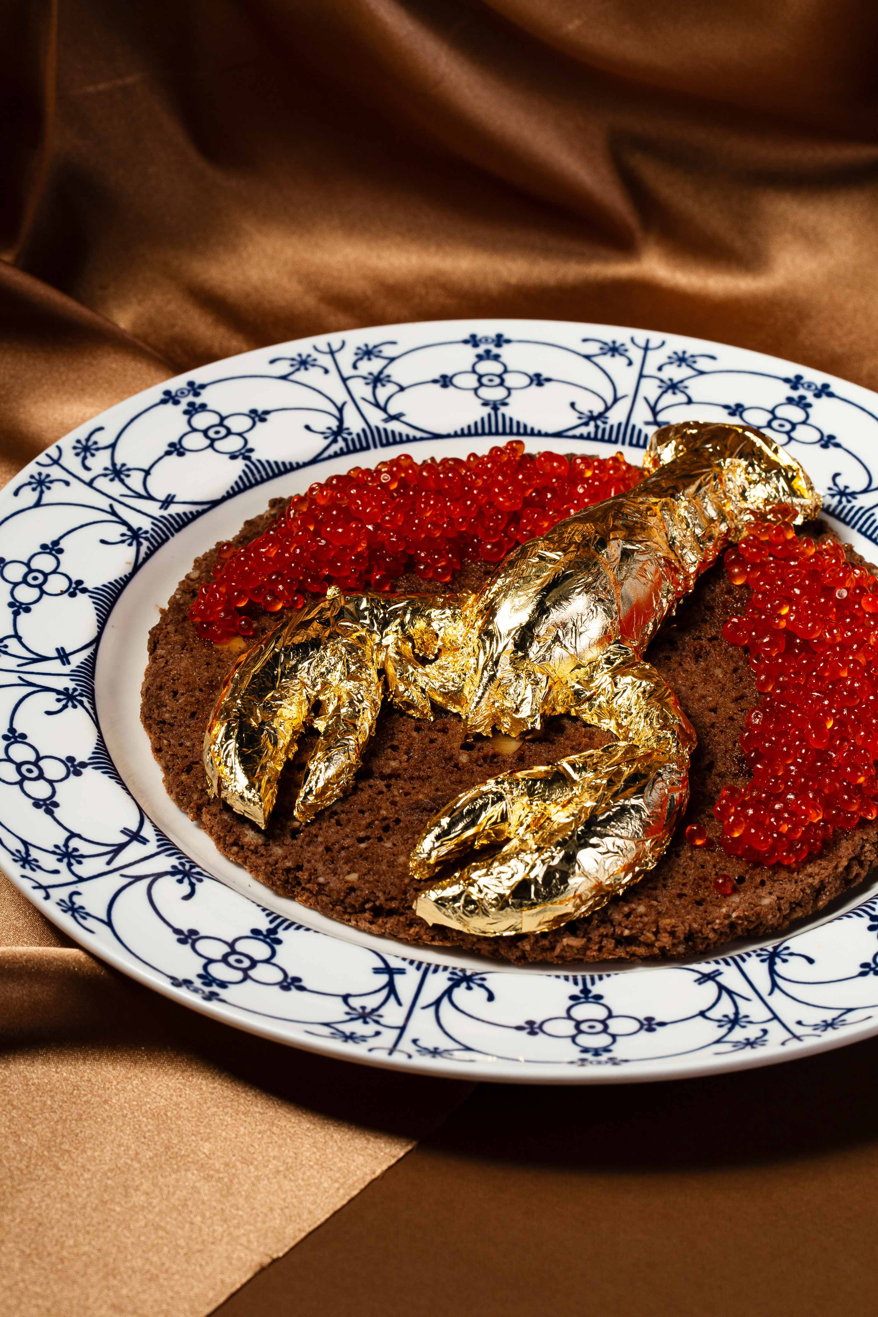 Schiaparelli lobster-inspired dessert